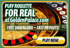 Play real Roulette with GoldenPalace.com
